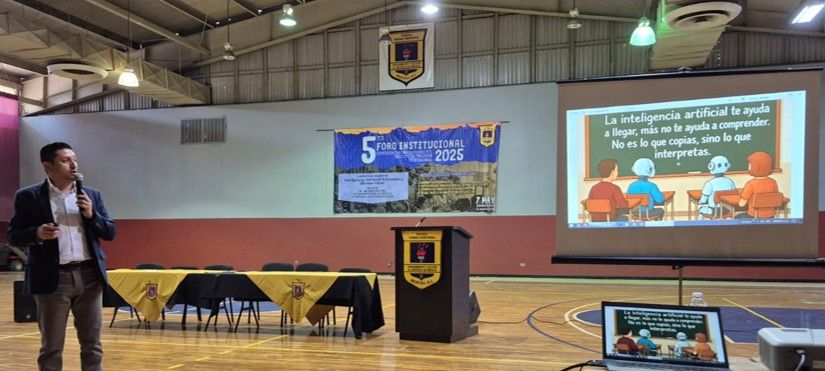 U16 participa en el 5º Foro Institucional de la BENUFF con conferencia sobre inteligencia artificial y ética educativa