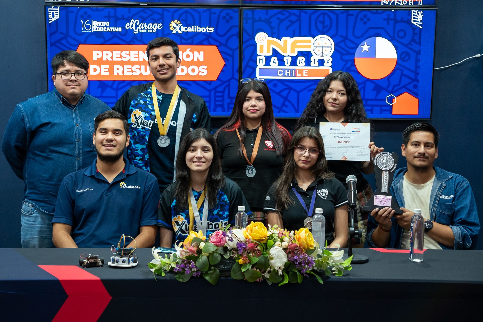 Jóvenes de 16 de septiembre ganan tres medallas 
en competencia internacional en Chile.