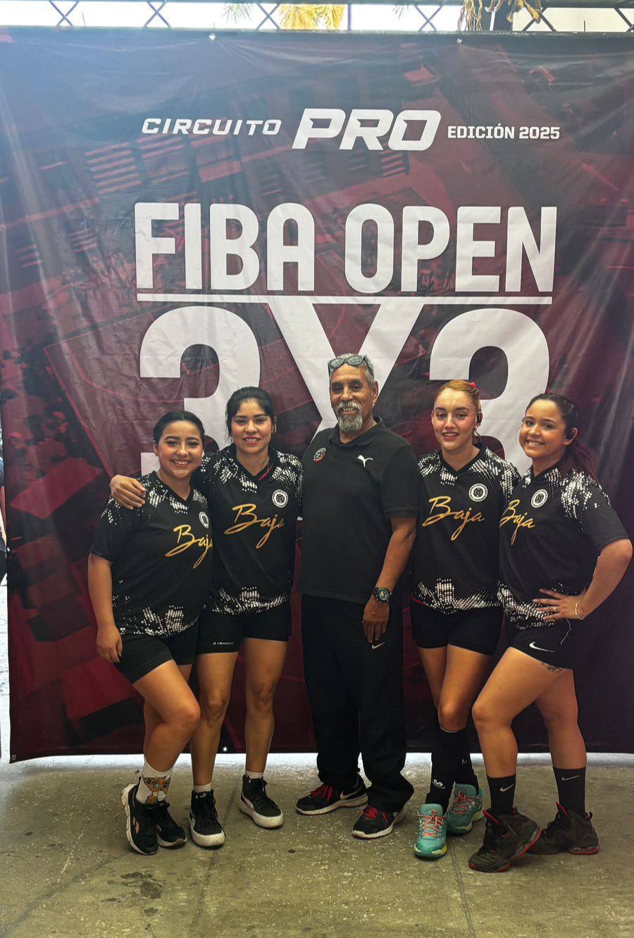Nuestro representativo femenil de baloncesto 3x3 cumplió con su participación en el campeonato Nacional FIBA Open México