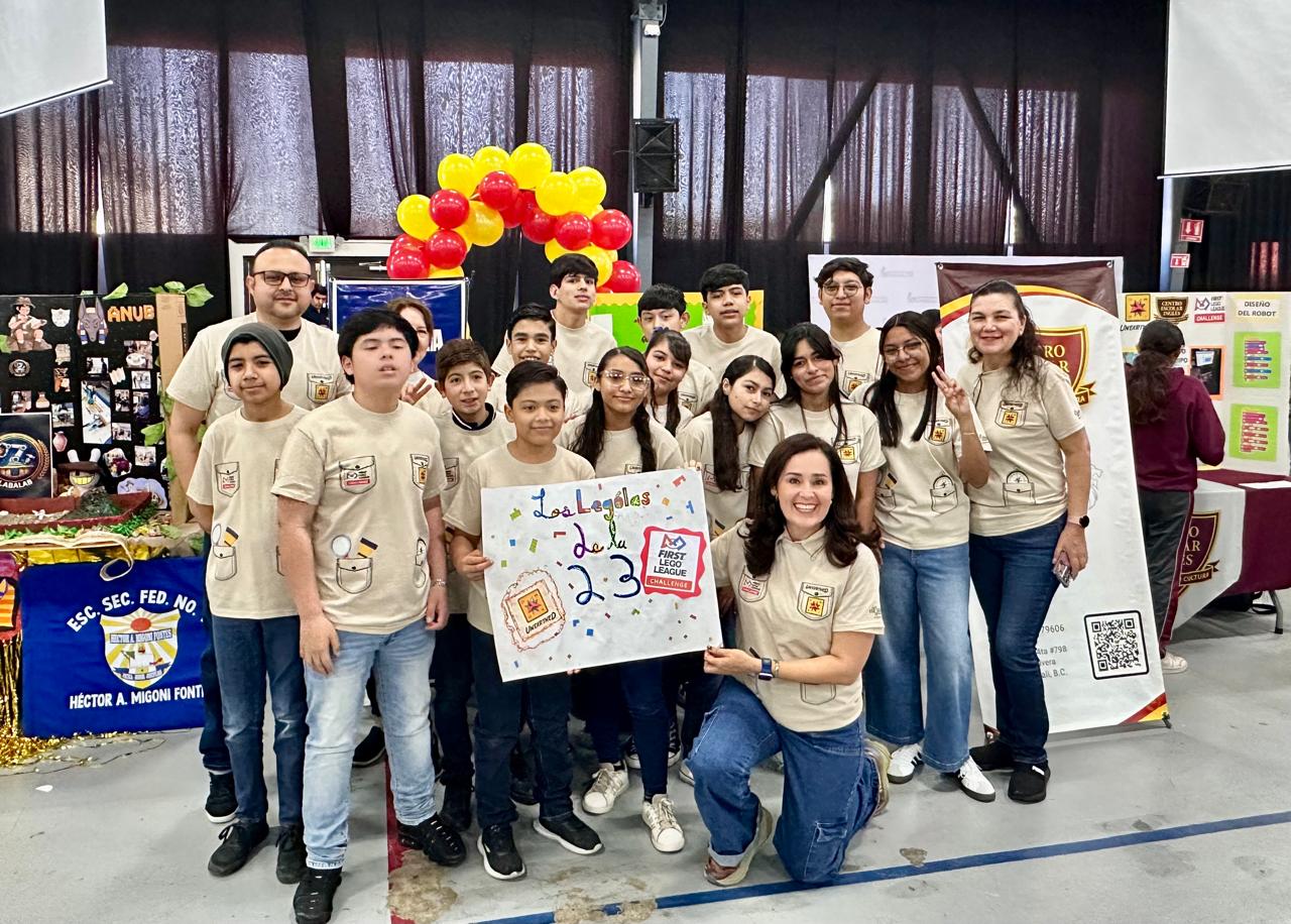 Garage Robotics junto a secundaria 23 destacan en el Regional de FIRST LEGO League Mexicali