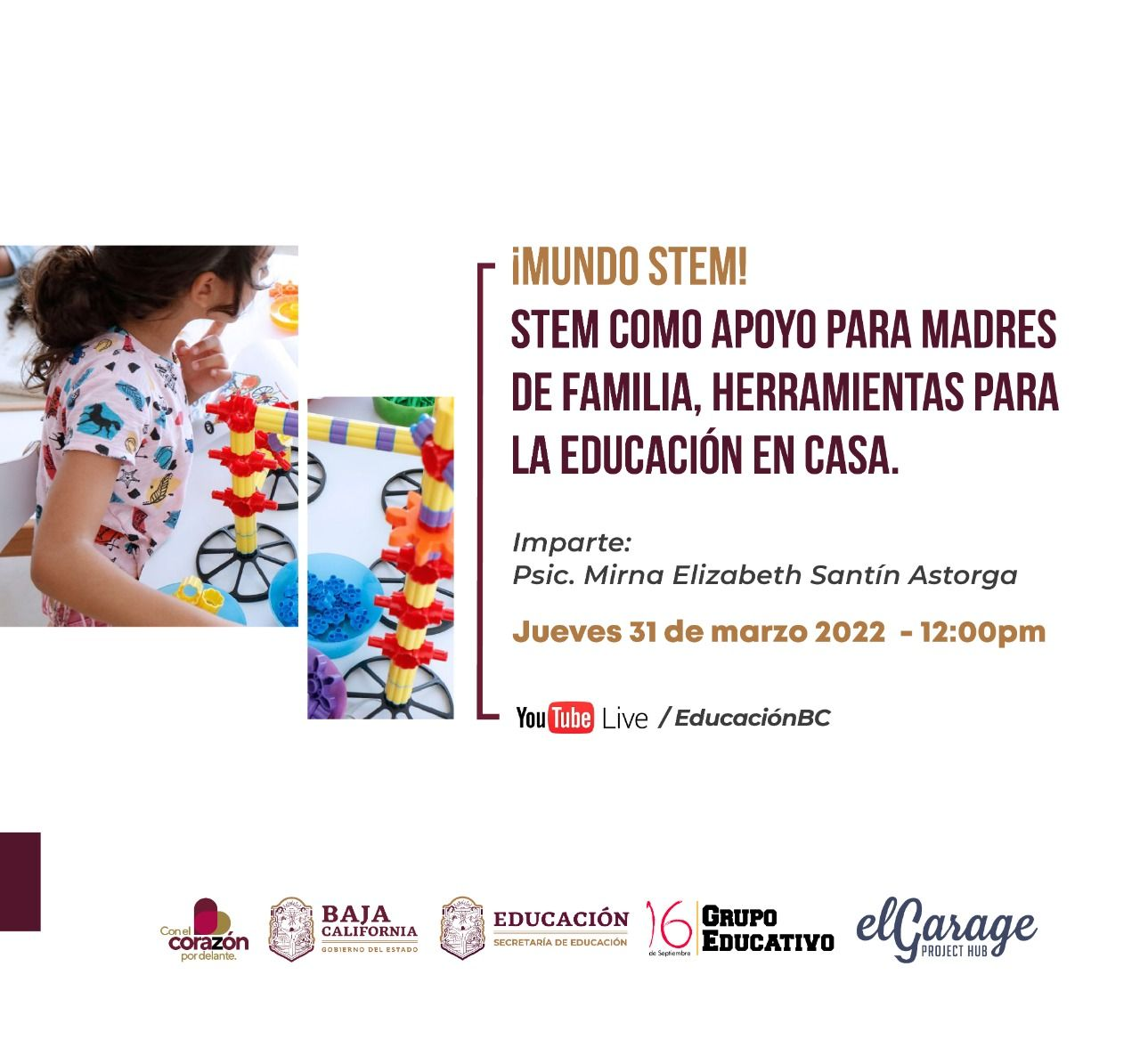 STEM COMO APOYO PARA MADRES DE FAMILIA, HERRAMIENTAS PARA LA EDUCACIÓN EN CASA