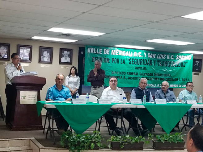 Estudiantes de Derecho asisten a la reunión:  por la “Seguridad y tranquilidad” del valle de Mexicali y San Luis Río Colorado