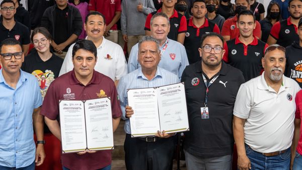 Renuevan convenio de colaboración entre Instituto del Deporte y la Cultura Física de Baja California y Grupo Educativo