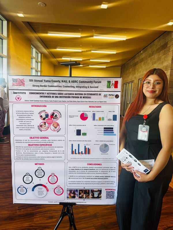 Docentes y Alumna de Universidad 16 de Septiembre presentan Posters en el 8vo Foro Anual Comunitario de Northern Arizona University