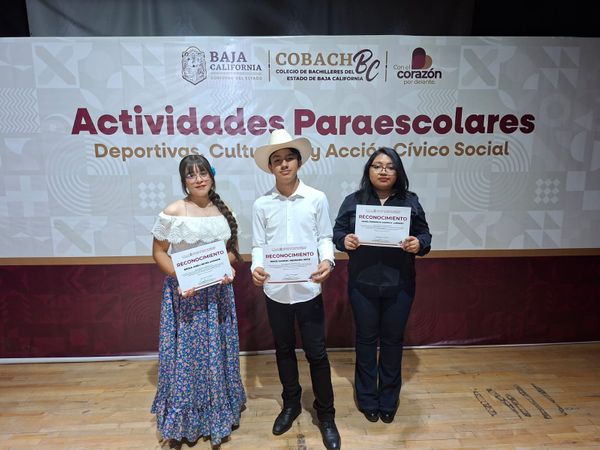 REPRESENTAN CON TALENTO Y ORGULLO EN EL "CONCURSO ESTATAL DE CANTO INTERCOBACH 2026"