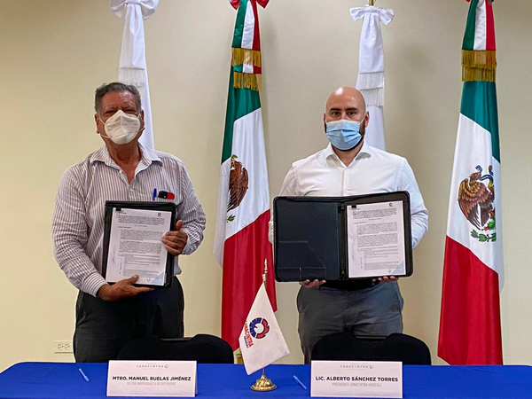 Celebran convenio de colaboración entre CANACINTRA y Grupo Educativo 16 de septiembre