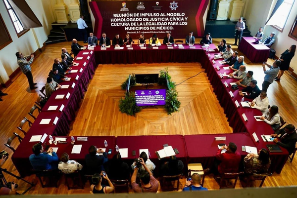 Participa Grupo Educativo en "Reunión de impulso al modelo homologado de justicia cívica y cultura de la legalidad para los municipios de México"