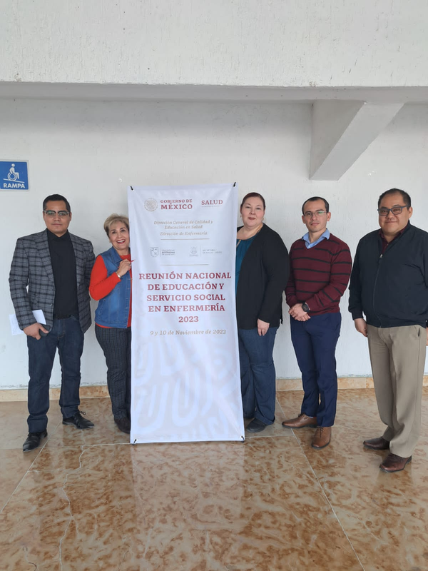 Asiste coordinación de enfermería a Reunión Nacional de Educación y Servicio Social en Enfermería 2023